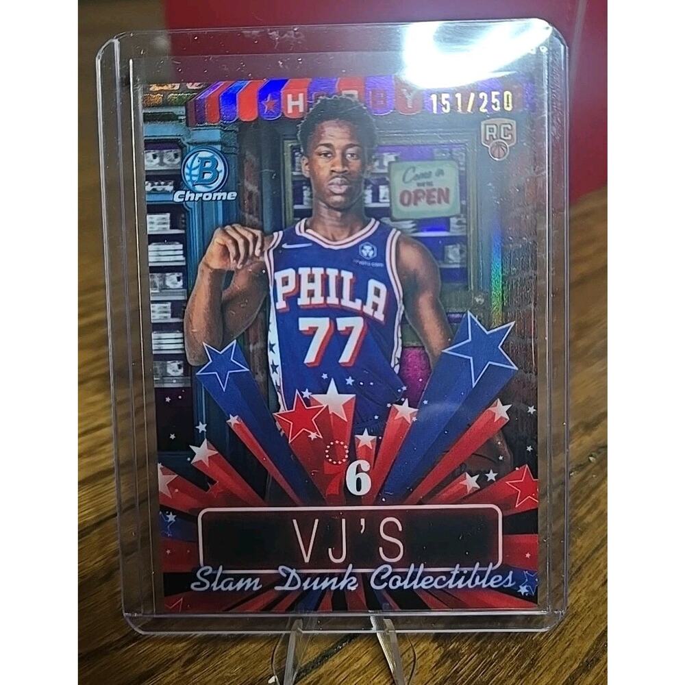 2025-26 Bowman Chrome VJ Edgecombe Hobby Stars Purple Refractor /250 #HS-8 RC
